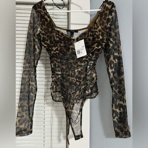 Print mesh bodysuit